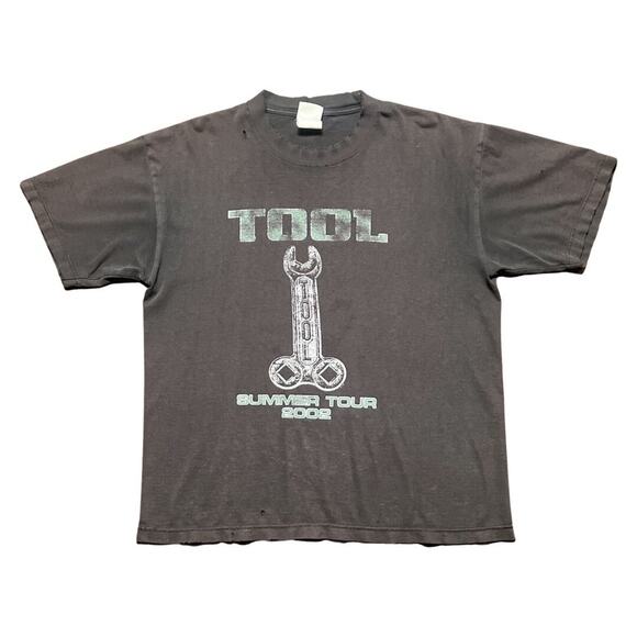 Vintage Tool Tour Shirt Inside The Outside 2002 Size Large Thrashed - Picture 1 of 5
